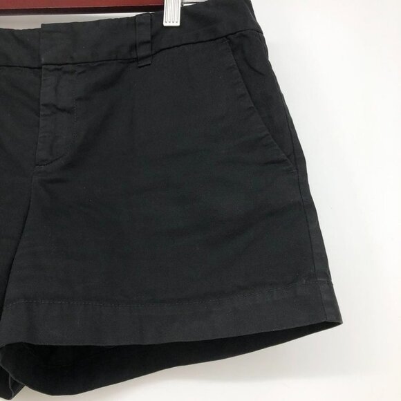 Ann Taylor Loft Black shorts zipper fly pockets size  6 - Picture 7 of 12